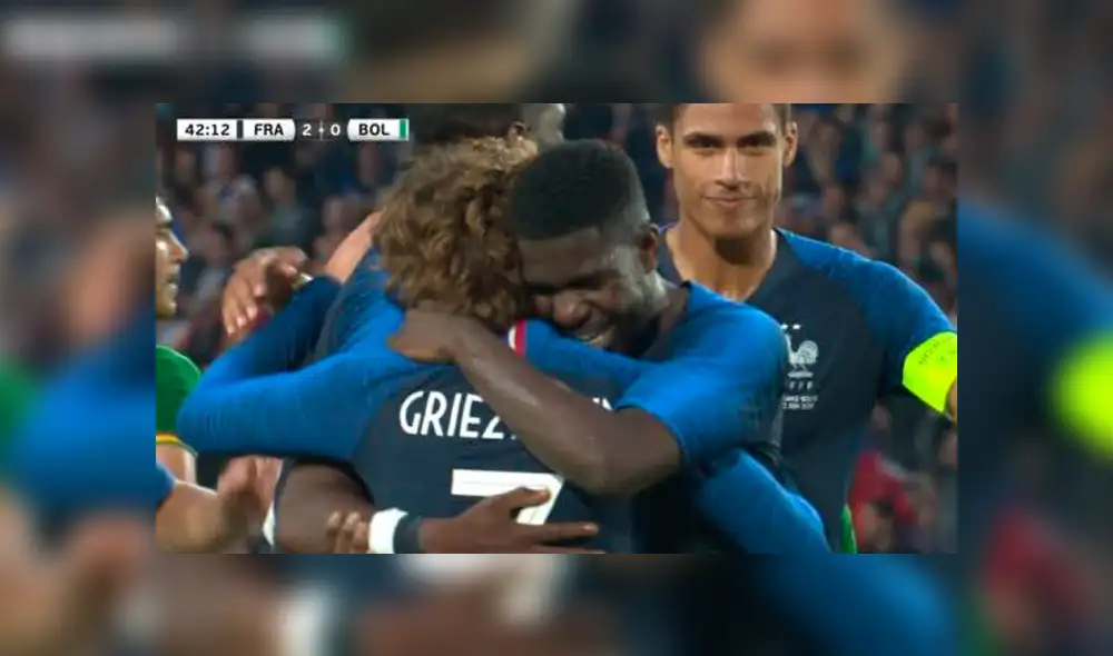 Francia vs. Bolivia: Griezmann aprovechó el "regalo" de un rival para anotar el 2-0 [VIDEO]