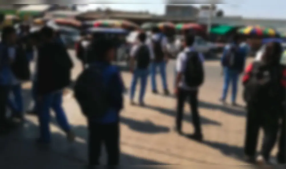 Menores fueron retirados del lugar para evitar desmanes. Menores fueron retirados del lugar para evitar desmanes.