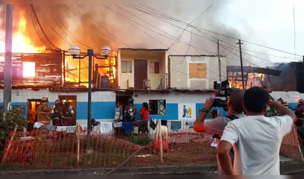 Un muerto y decenas de damnificados deja incendio en Jesús María