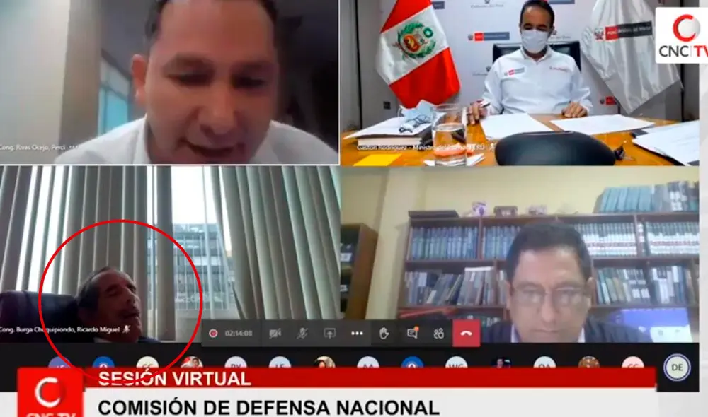 Comisión de Defensa del Congreso de este lunes 8 de junio.