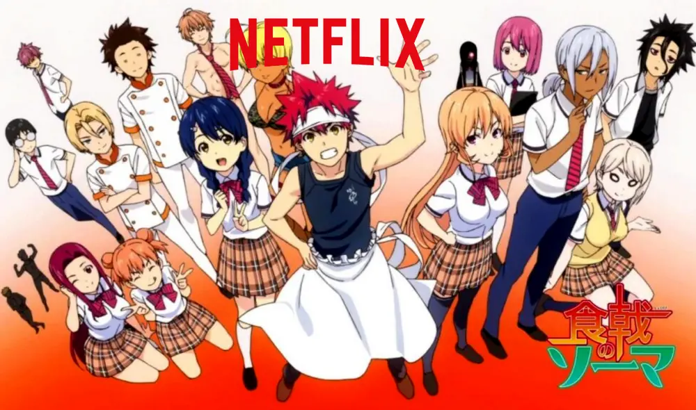 No te pierdas las dos primeras temporadas de Shokugeki no Soma. Foto: Netflix