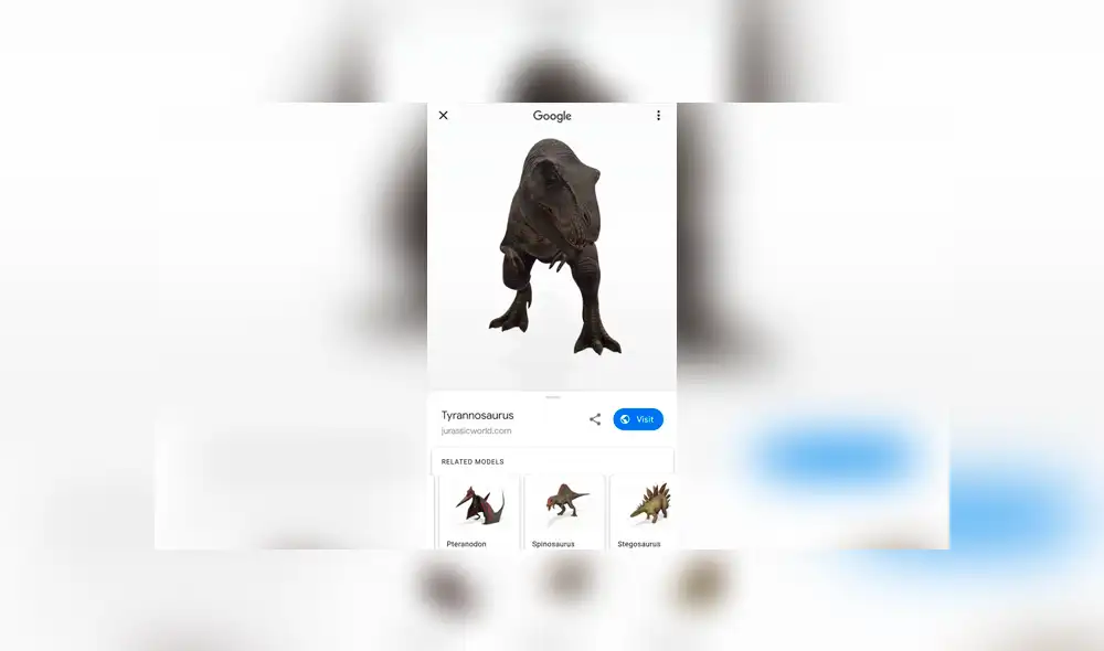 Son un total de 10 dinosaurios que puedes observar en realidad aumentada. Revisa la lista en la nota.