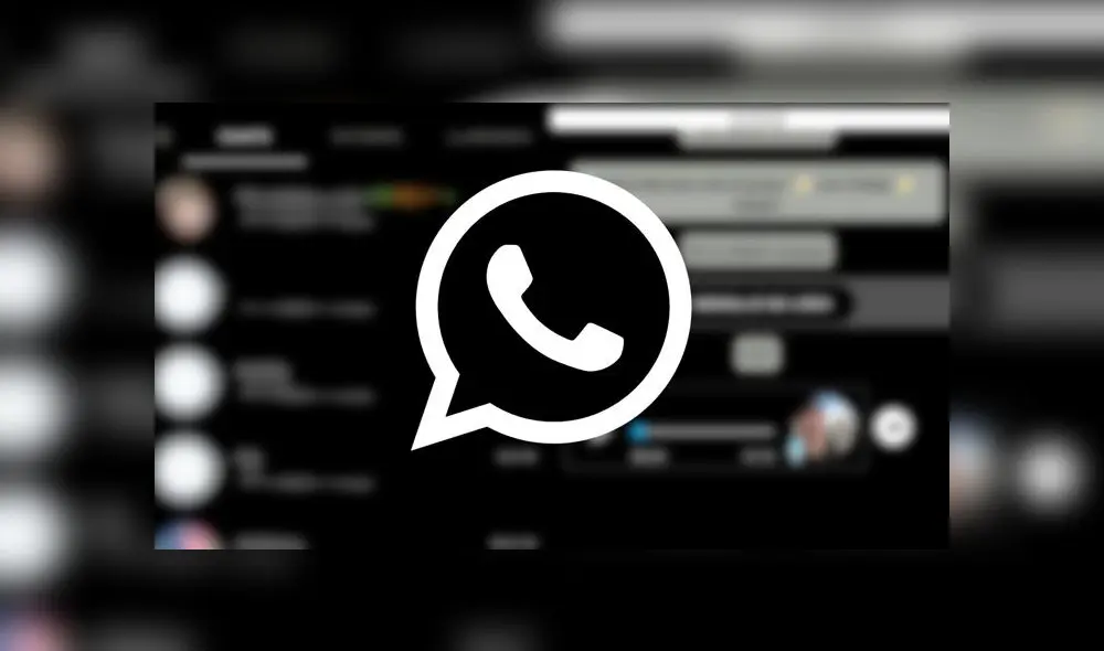 El 'modo oscuro' de WhatsApp.