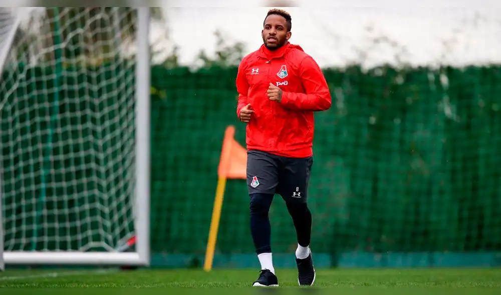 Jefferson Farfán se encuentra en España entrenando con su equipo. Foto: Lokomotiv Jefferson Farfán se encuentra en España entrenando con su equipo. Foto: Lokomotiv