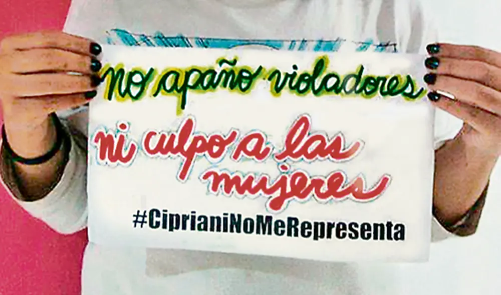 La luchadora. Solsiret participó en la primera e histórica marcha de 'Ni Una Menos'.