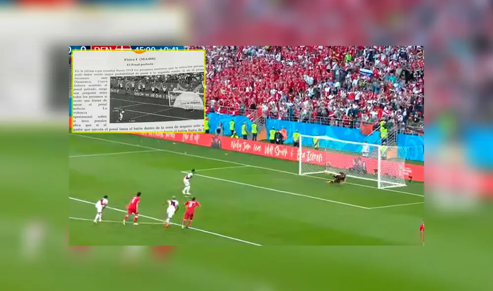 Facebook: peruano enseña Física usando como ejemplo el penal que falló Cueva en Rusia 2018 [FOTOS]
