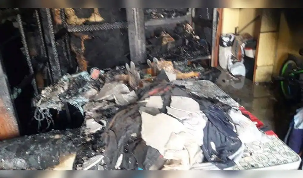 los Los menores fueron trasladados a un hospital, tras inhalar humo. los Los menores fueron trasladados a un hospital, tras inhalar humo.