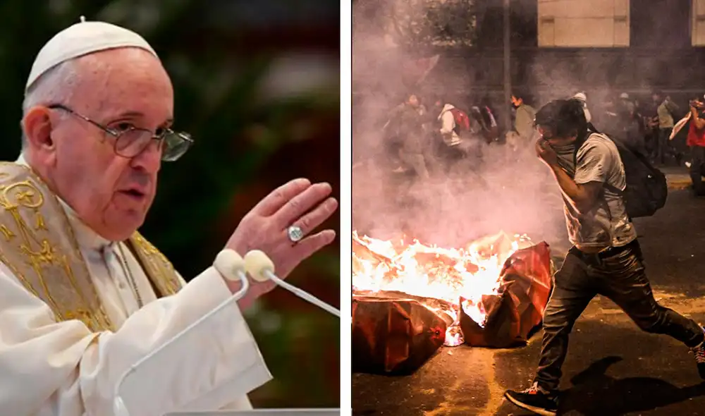 La presidenta Boluarte descartó que vaya a renunciar y exigió al Congreso reconsiderar "la votación del adelanto de elecciones". Foto: composición LR/AFP