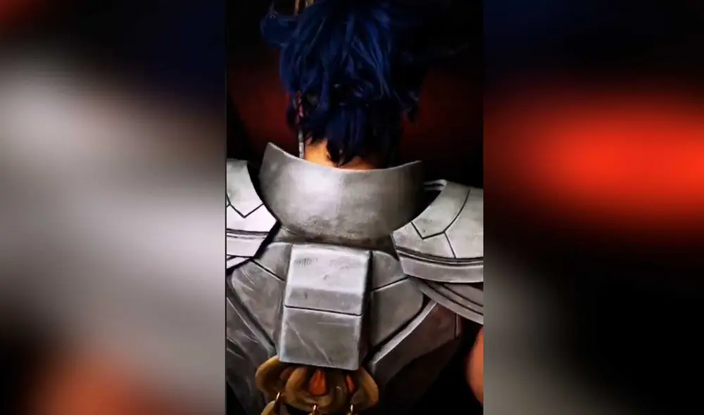 Desliza las imágenes para ver el increíble cosplay que hizo este muchacho de Ikki de Fénix Foto: captura de TikTok/dregonelhojaverde Desliza las imágenes para ver el increíble cosplay que hizo este muchacho de Ikki de Fénix Foto: captura de TikTok/dregonelhojaverde