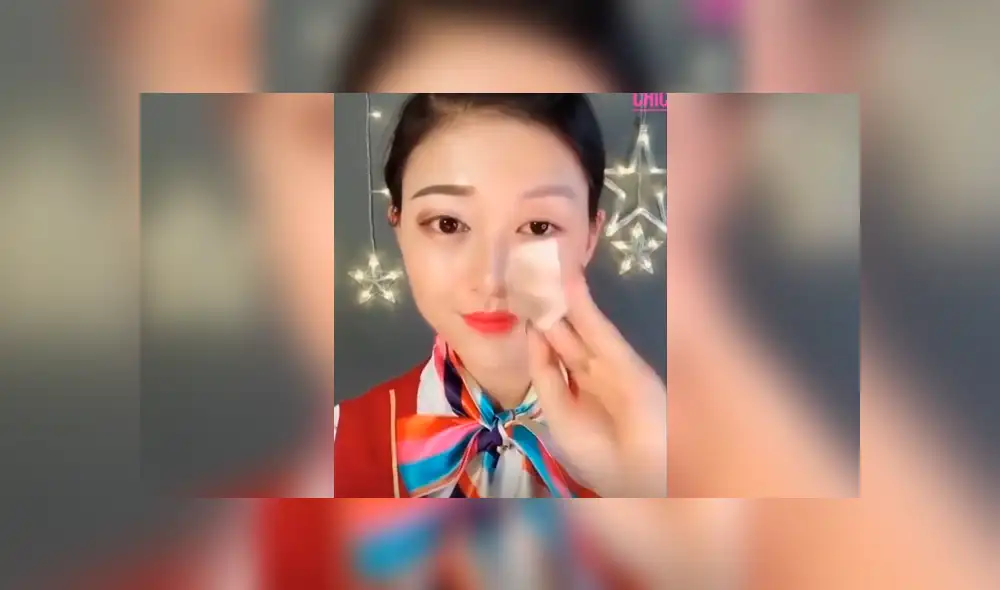 YouTube viral: bella aeromosa asiática revela su radical cambio al quitarse el maquillaje [VIDEO]