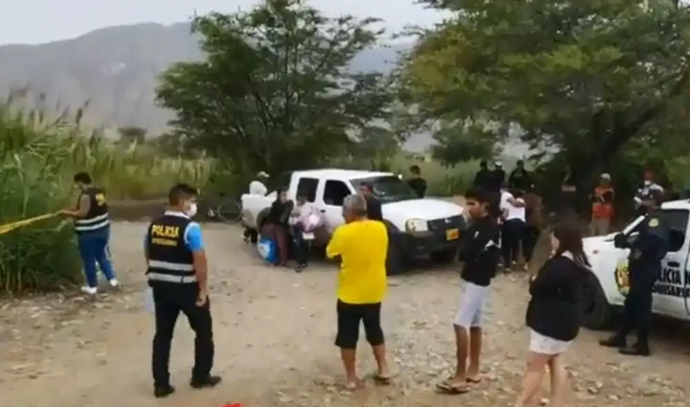 Policía llegó a la zona para recoger evidencias que permitan dar con autores del crimen.