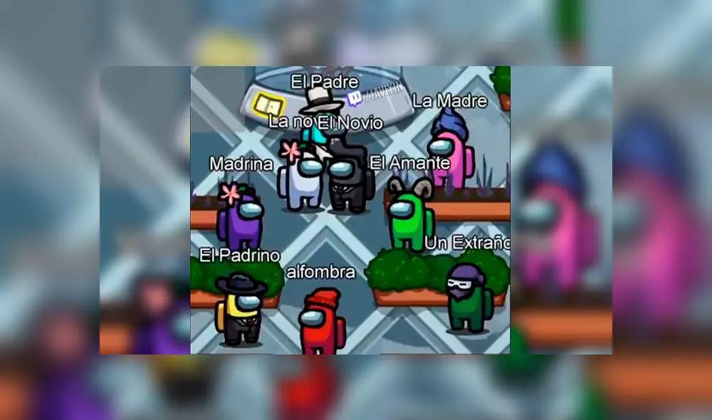 Tripulantes de Among Us organizan curiosa boda en el videojuego. Fotocaptura: TikTok. Tripulantes de Among Us organizan curiosa boda en el videojuego. Fotocaptura: TikTok.