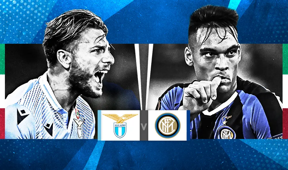 Lazio recibe al Inter de Milán por la Serie A. Foto: Composición Fabrizio Oviedo/AFP