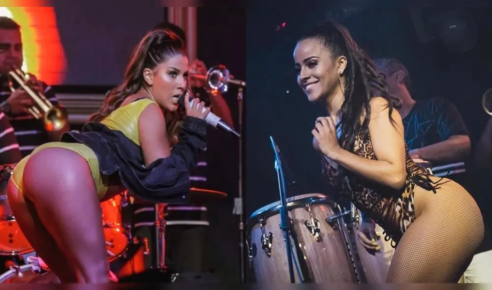 Angye Zapata, ex bailarina de Josimar, imita a Yahaira Plasencia en sexy baile