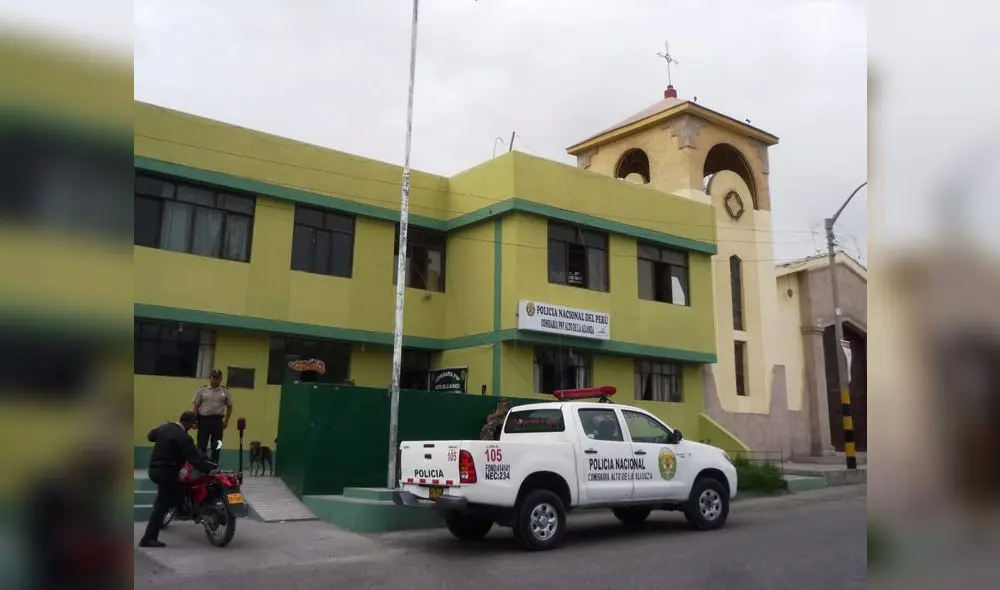 Agresor fue llevado a la comisaría del distrito Alto de la Alianza.