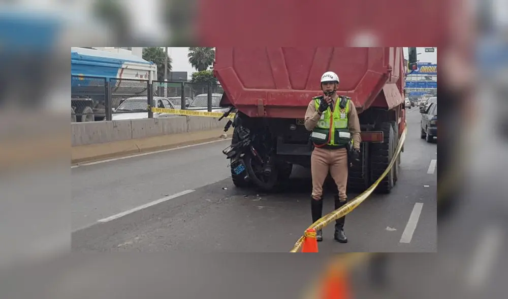 José Carlos Verano Paino perdió la vida en el acto tras el choque. (Foto: Christian Moreno / La República)