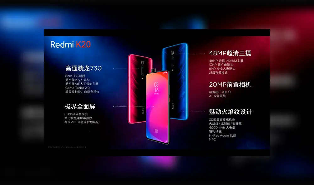 Xiaomi presenta los Redmi K20 y K20 Pro para revolucionar la gama alta [VIDEO]