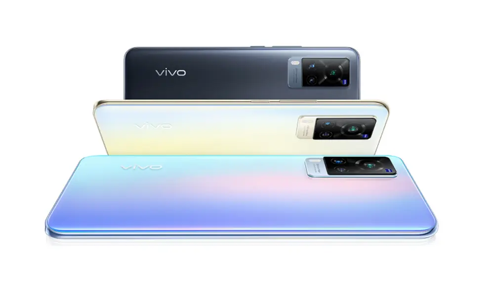 Los nuevos Vivo X60 y X60 lucen un acabado satinado tornasol. Foto: Vivo Los nuevos Vivo X60 y X60 lucen un acabado satinado tornasol. Foto: Vivo