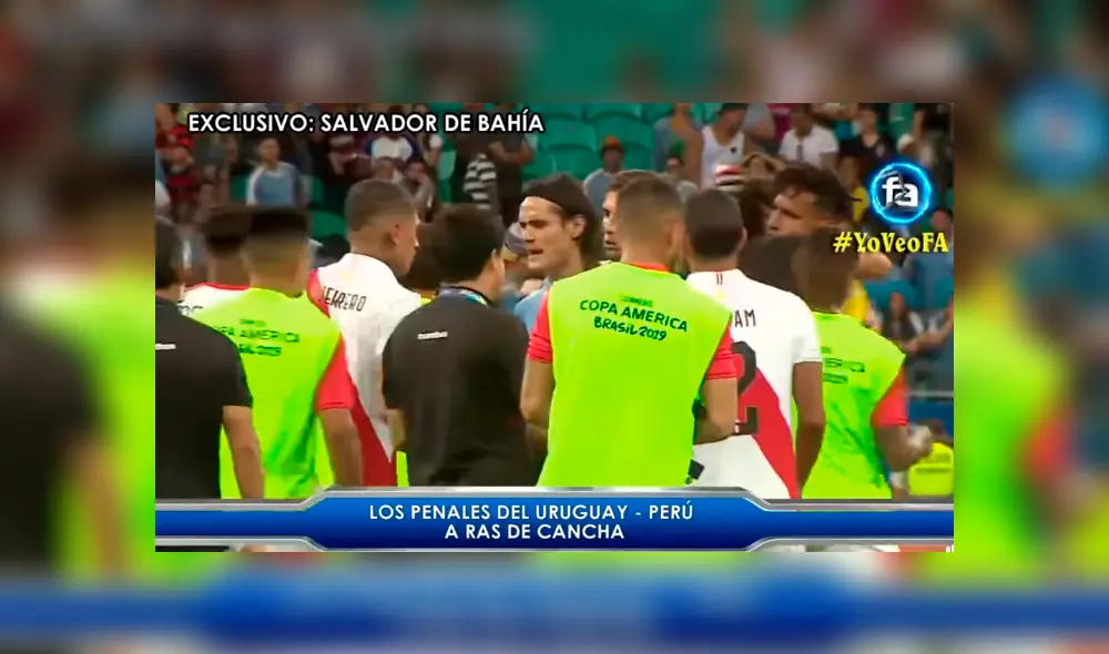 Edinson Cavani felicitó a la selección peruana tras quedar fuera de la Copa América 2019.