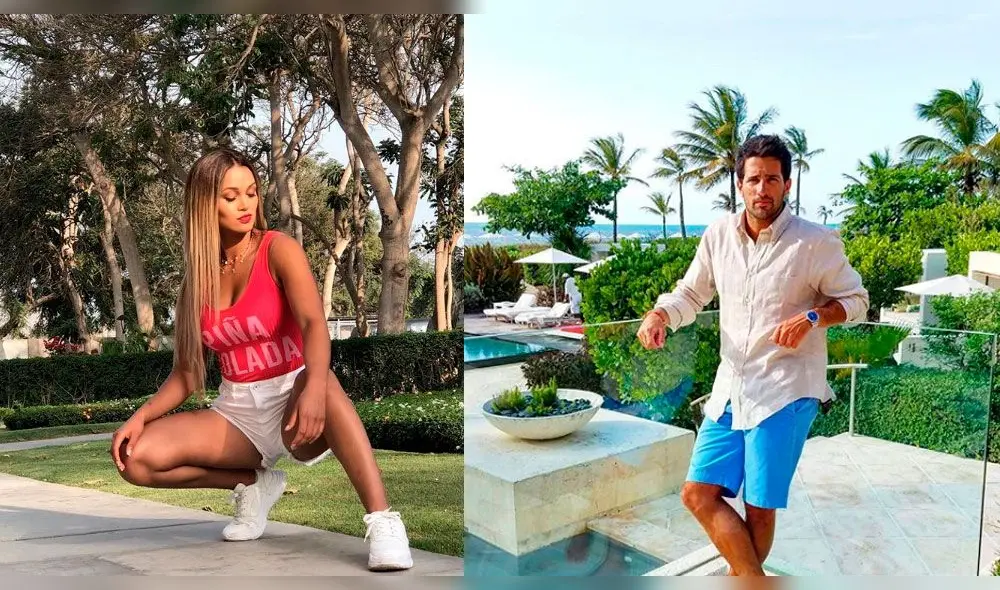 Angie Arizaga y Stefano Peschiera Angie Arizaga y Stefano Peschiera