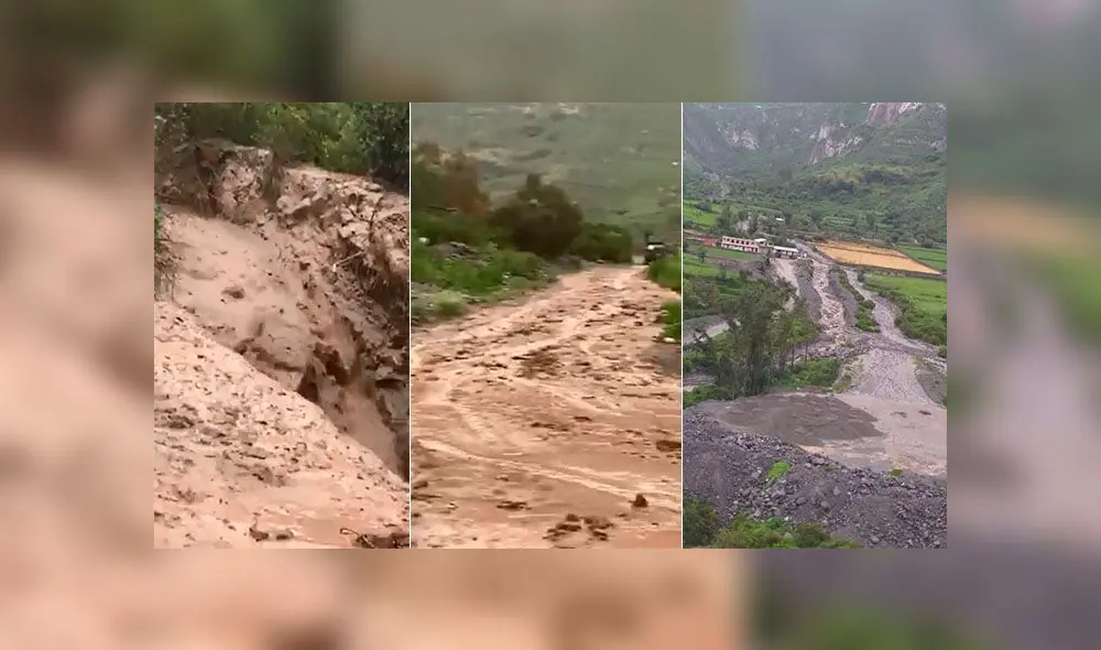 Lluvias provocaron que se activara la quebrada Lucha en La Unión.