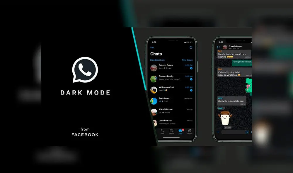 Activar el 'modo oscuro' de WhatsApp es sencillo.