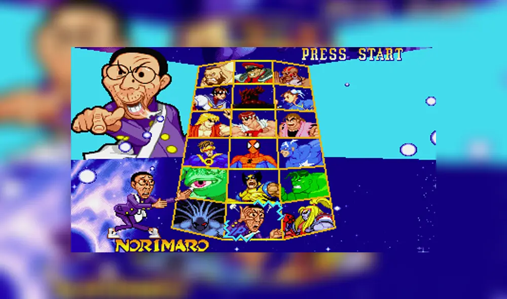 Desliza para ver a este personaje en Marvel Super Heroes vs. Street Fighter. Foto: Captura.