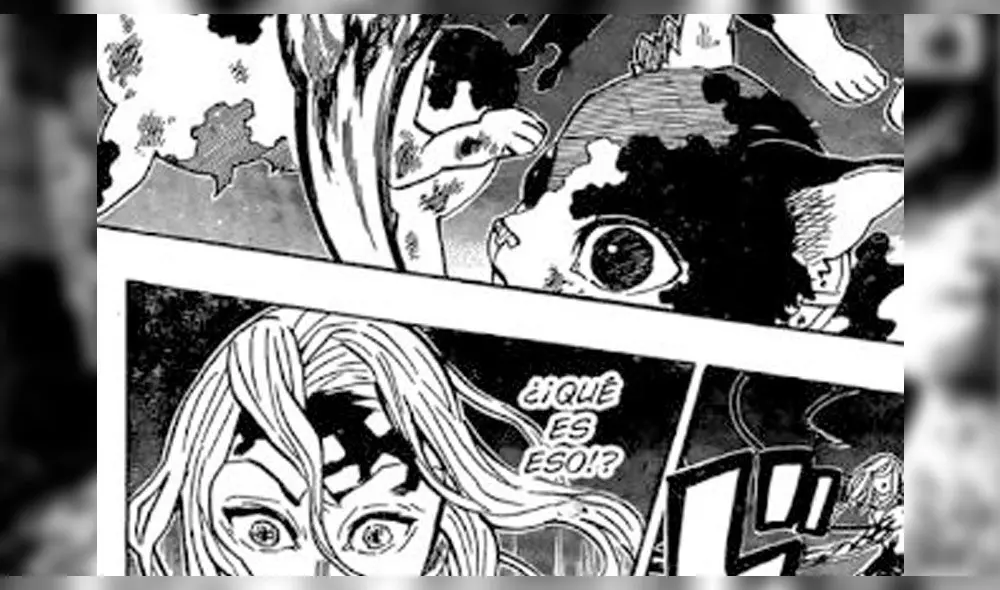 Kimetsu no Yaiba manga 189. Créditos: Composición Kimetsu no Yaiba manga 189. Créditos: Composición