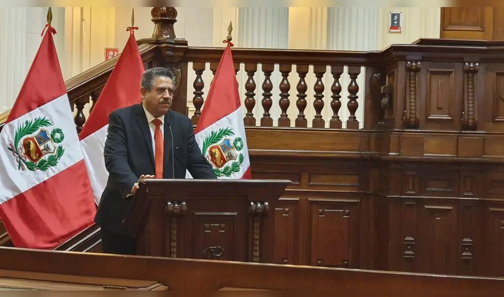 Manuel Merino, presidente del Congreso de la República. Manuel Merino, presidente del Congreso de la República.