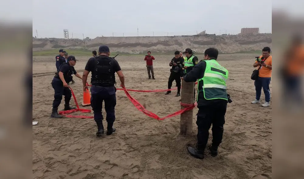 Resto del cuerpo humano fue encontrado y alertó a los ciudadanos. Foto: URPI-LR