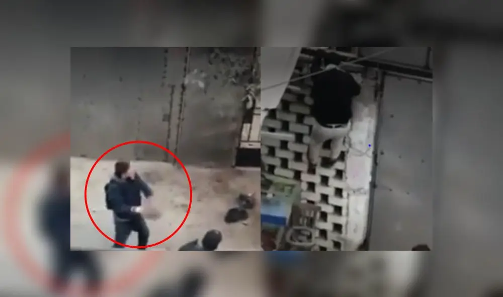 Familiares intentaron ingresar al terreno con piedras y palos. Créditos: América.