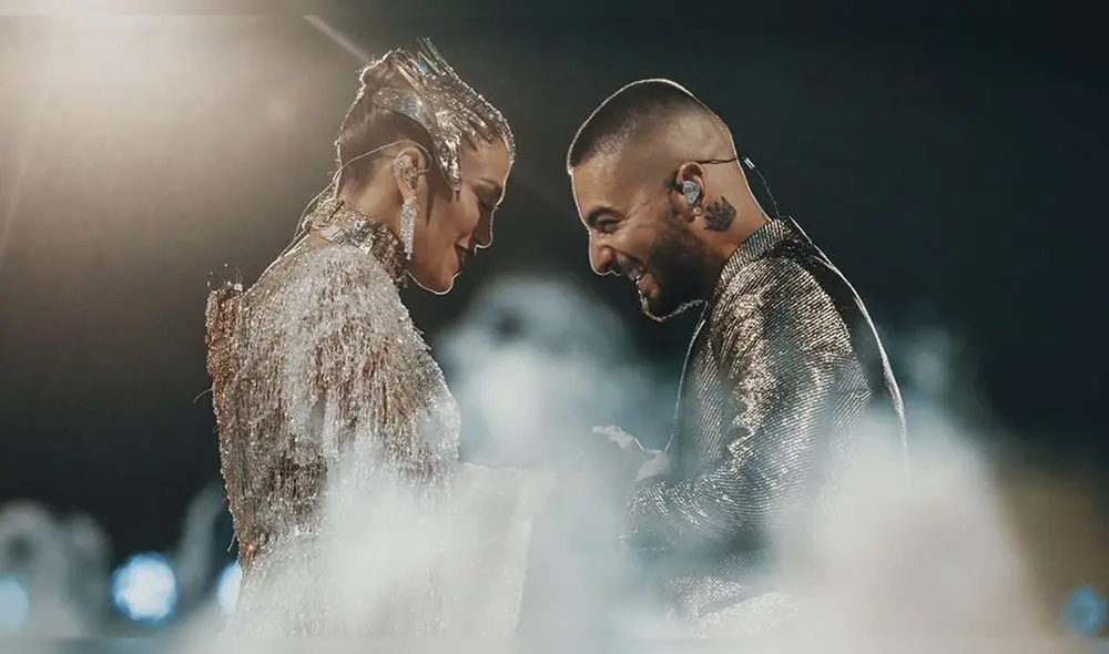 Maluma canta con JLo ‘No me ames’ y se olvida la letra en pleno show Maluma canta con JLo ‘No me ames’ y se olvida la letra en pleno show