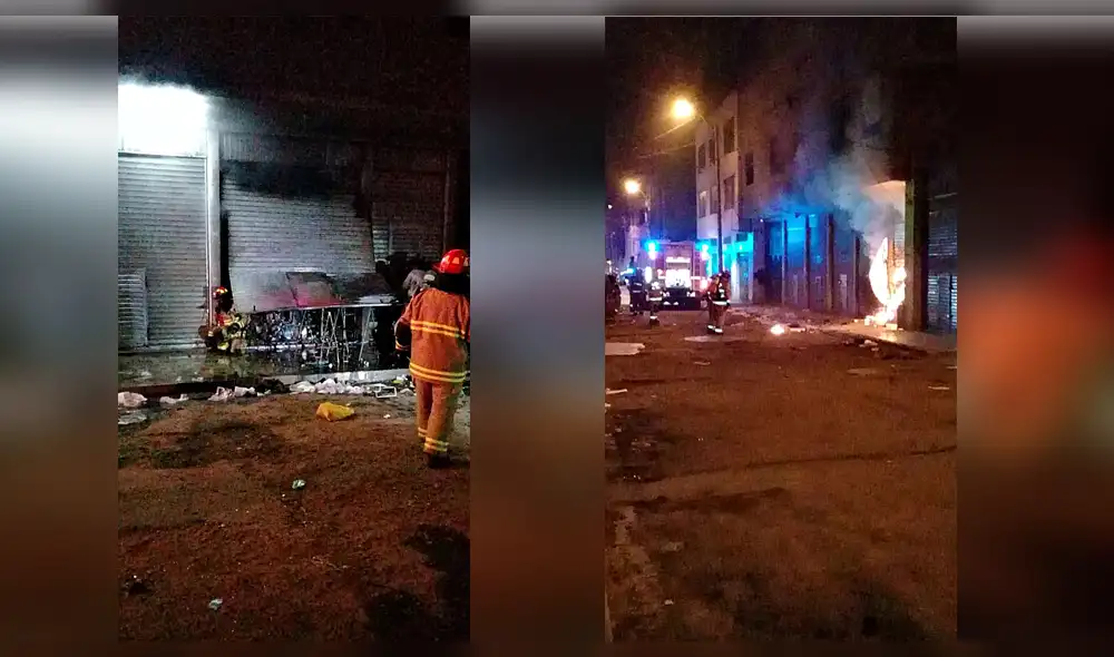 Bomberos lograron controlar el siniestro. Bomberos lograron controlar el siniestro.