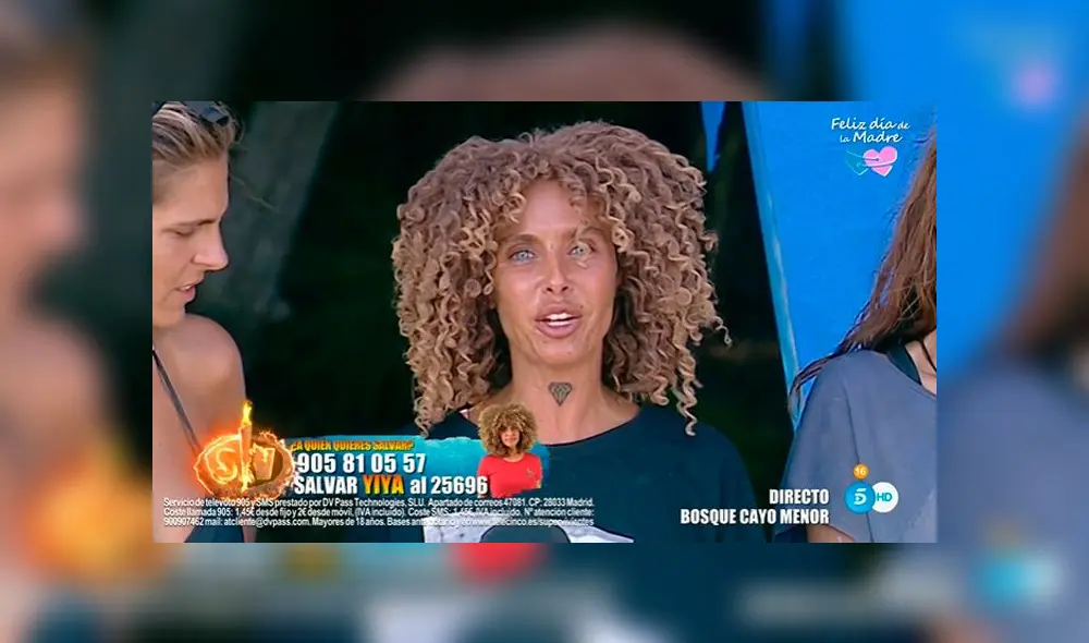 Ella asegura que usa una maquinilla para rapar su cabeza. (Foto: Telecinco)