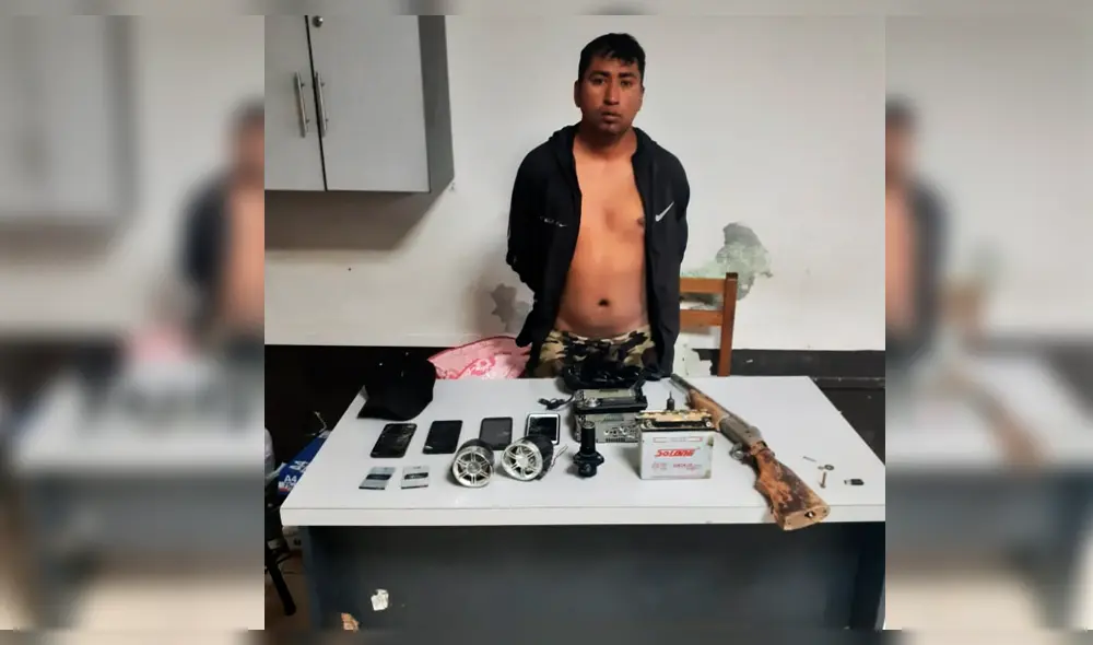 Sujeto permanece detenido en la comisaría. Sujeto permanece detenido en la comisaría.