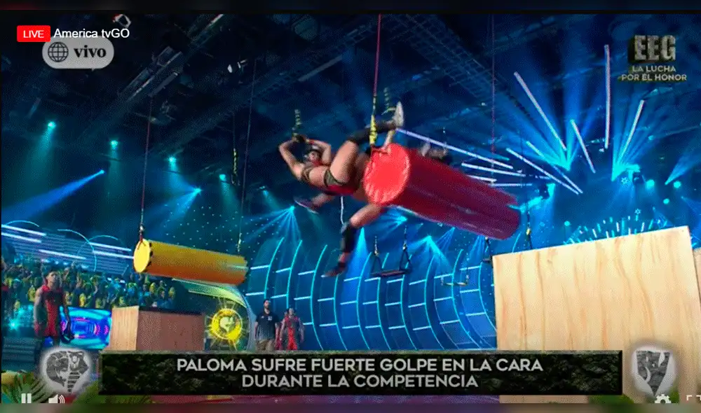 EEG: Karen Dejo lanzó una patada en el rostro de Paloma Fiuza [VIDEO]