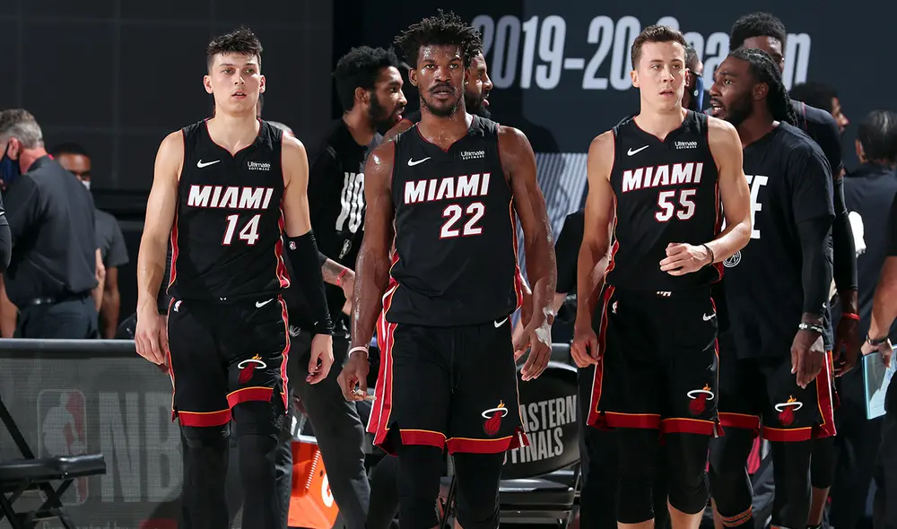 Miami Heat derrotó a Boston Celtics en el sexto juego y avanzó a las Finales de la NBA. Foto: AFP