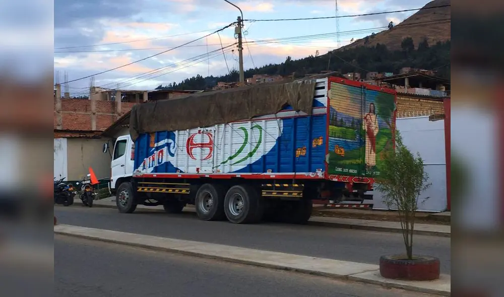 camión carbón mineral ilegal