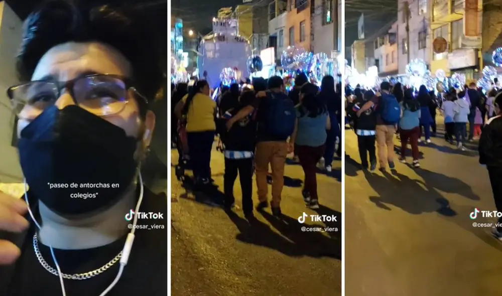 El video se viralizó en todas las redes sociales. Foto: composición LR/captura de TikTok/@cesar_viera El video se viralizó en todas las redes sociales. Foto: composición LR/captura de TikTok/@cesar_viera