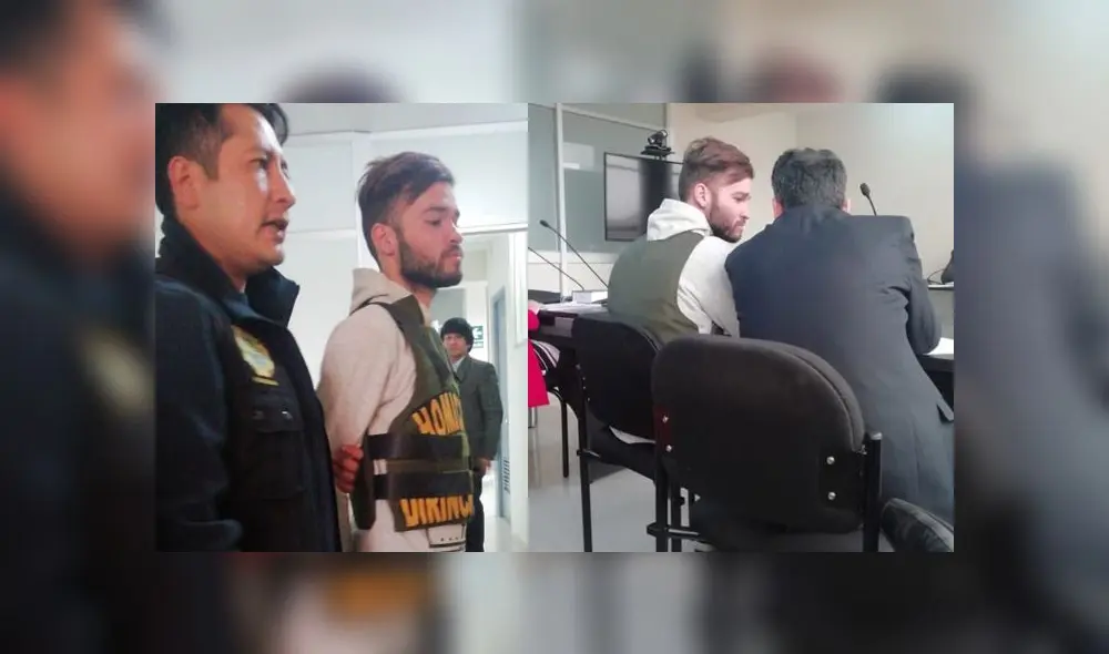 Cerca de las 10:00 de la noche, Salazar Álvarez fue llevado a las instalaciones de medicina legal para que le realicen los exámenes de ley correspondientes. (Fotos: Poder Judicial) Cerca de las 10:00 de la noche, Salazar Álvarez fue llevado a las instalaciones de medicina legal para que le realicen los exámenes de ley correspondientes. (Fotos: Poder Judicial)