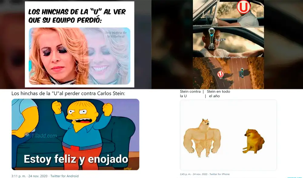 Los fanáticos reaccionaron con ocurrentes memes en las redes sociales. Foto: composición / Facebook / Twitter