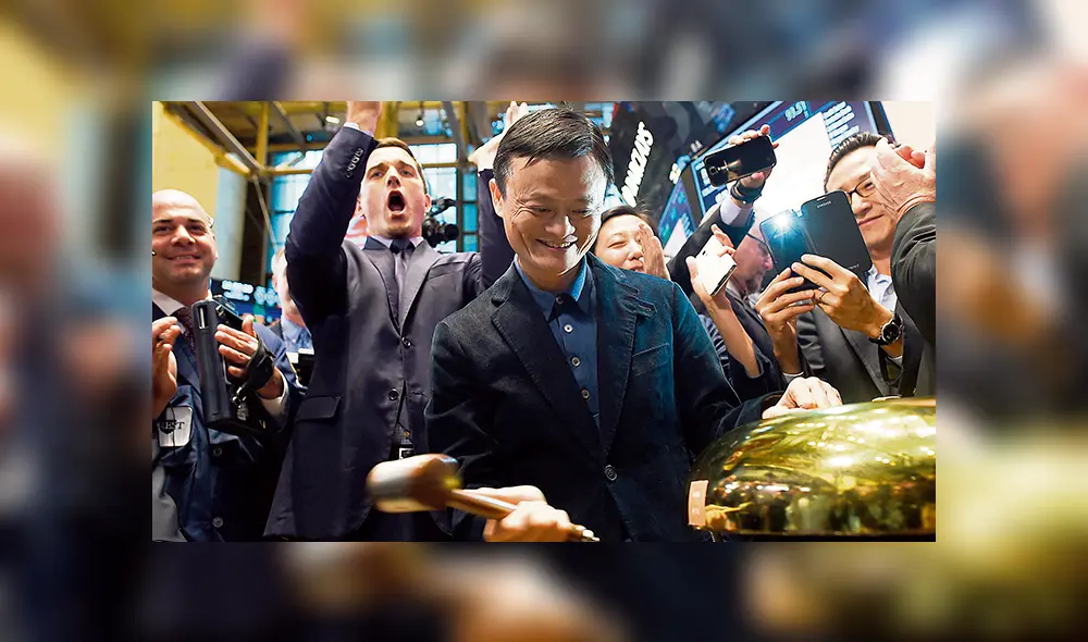 Frenesí. En su sorprendente debut en Wall Street, en 2014. Frenesí. En su sorprendente debut en Wall Street, en 2014.