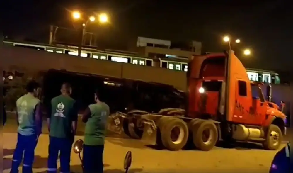 Trabajador de la Municipalidad de SJL muere aplastado por una cisterna [VIDEO] 