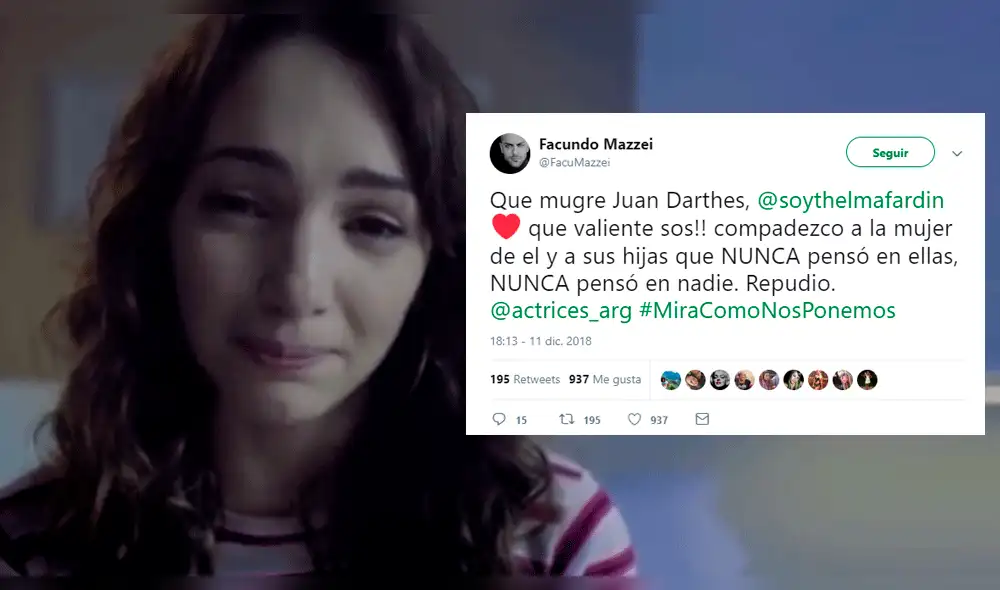 Famosas respaldan a Thelma Fardín tras denuncia contra Juan Darthés [VIDEO]
