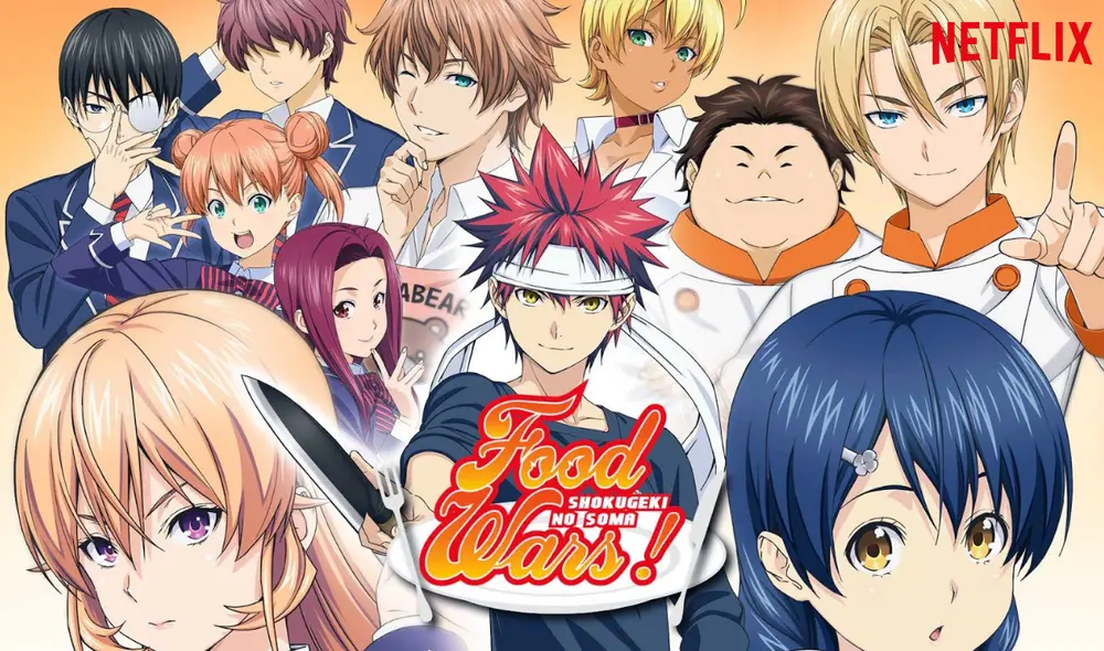 Shokugeki no Soma muy pronto llegará a la plataforma de streaming. Foto: Netflix Shokugeki no Soma muy pronto llegará a la plataforma de streaming. Foto: Netflix