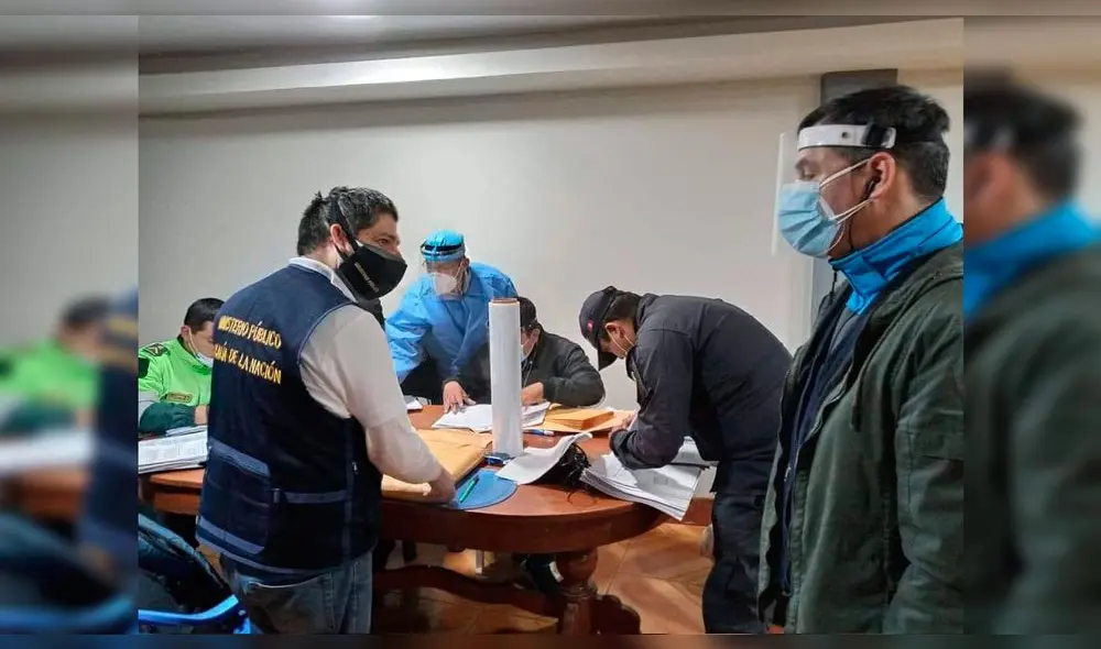 Operativo Fiscalía Lambayeque Policías.