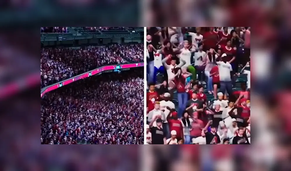 El motor gráfico Unreal Engine servirá para generar público que llene las gradas de los estadios de la MLB. Podrán hacer olas y estarán en constante movimiento. Imagen: Fox Sports.