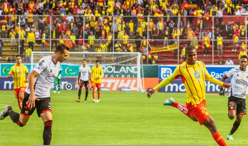 Barcelona SC vs. Aucas se enfrentan este miércoles 27 EN VIVO ONLINE vía GolTV por los playoffs de la Liga Pro Ecuador 2019. | Foto: @Aucas45