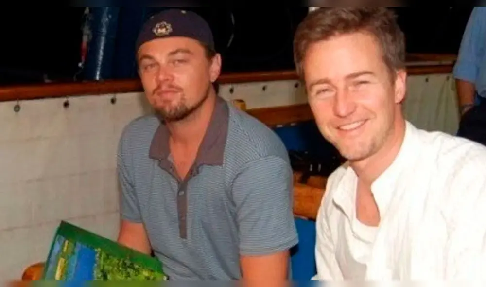 Edward Norton cuenta lo que hizo para salvar la vida de Leonardo DiCaprio Edward Norton cuenta lo que hizo para salvar la vida de Leonardo DiCaprio