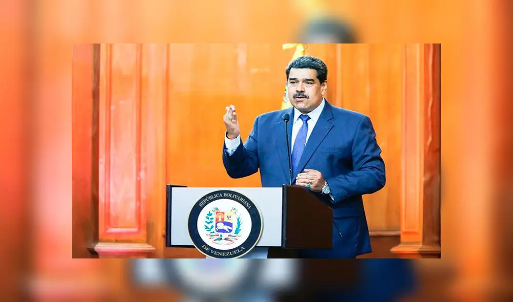 Nicolás Maduro este lunes desde el Palacio de Miraflores. Foto: EFE Nicolás Maduro este lunes desde el Palacio de Miraflores. Foto: EFE